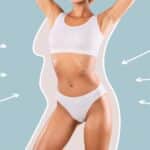 Bodycare,And,Slimming,Concept.,Front,Closeup,Cropped,View,Of,Skinny